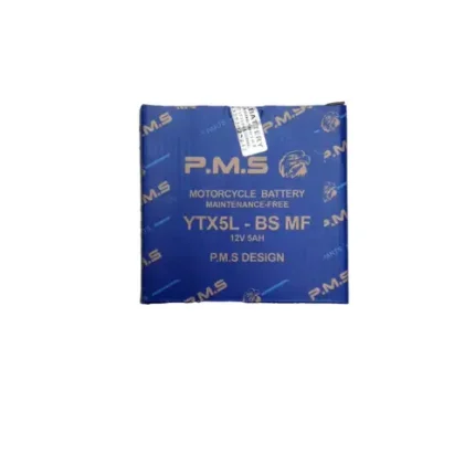 باتری موتور سیکلت 12 ولت 5 امپرمتوسط P.M.S