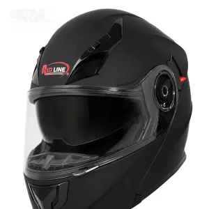 کلاه کاسکت فک متحرک ردلاین مدل 939-1 MATT-BLACK