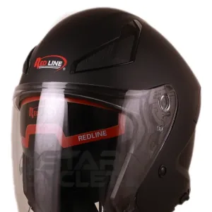 کلاه کاسکت بدون فک REDLINE مدل MATT-BLACK 965-1