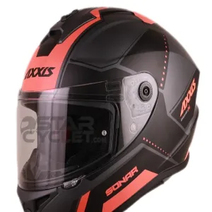 کلاه کاسکت فک ثابت اکسیس مدل SONAR MATT Black Pink