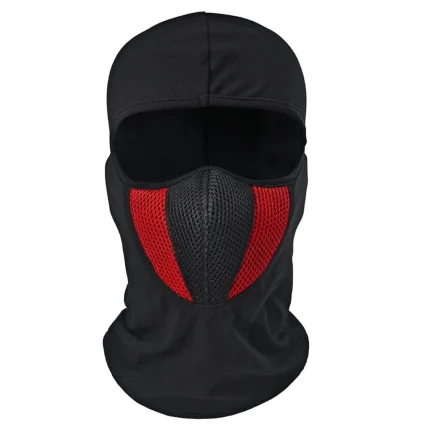 فیس پارچه ای فیلتردار مدل black red