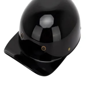 کلاه کاسکت نیمه SOMAN مدل 208 GLOSS BLACK