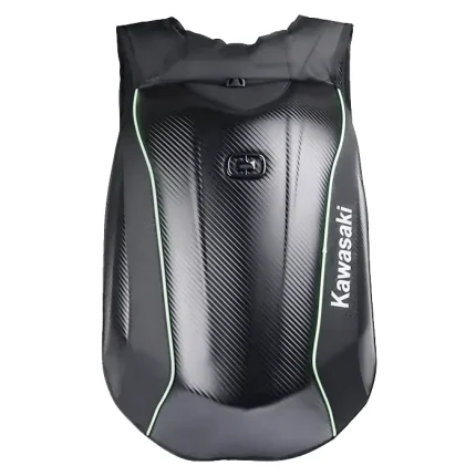 کوله پشتی موتور سواری KAWASAKI مدل CARBON BLACK
