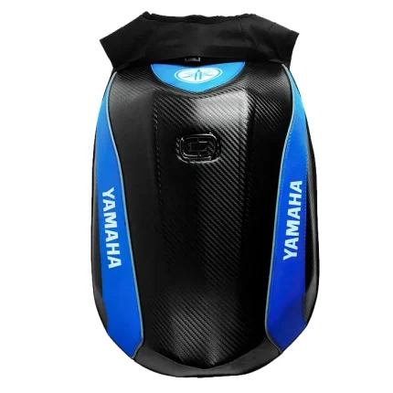 کوله پشتی موتور سواری YAMAHA مدل CARBON BLACK BLUE