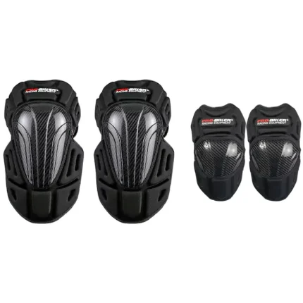 ست زانوبند و آرنج بند PROBIKER مدل CARBON BLACK