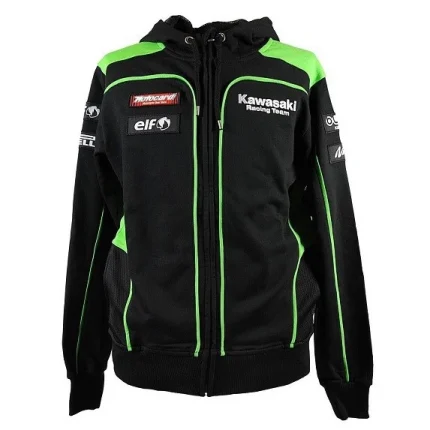 سویشرت موتور سواری KAVASAKI مدل BLACK GREEN