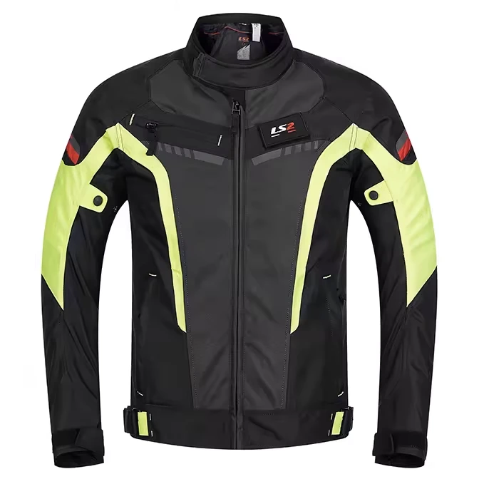 کاپشن چهارفصل موتور سواری LS2 مدل MJ113 BLACK GREEN کاپشن چهارفصل موتور سواری LS2 مدل MJ113 BLACK GREEN
