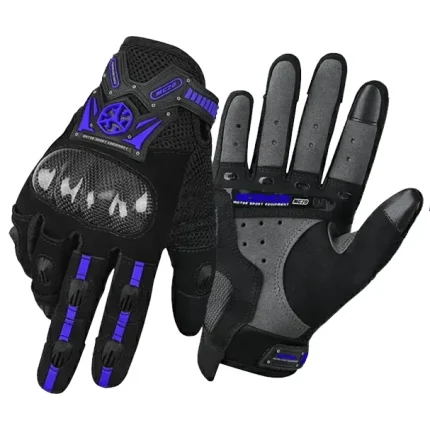 دستکش چهارفصل موتورسواری اسکایکو مدل MC20WP BLACK BLUE