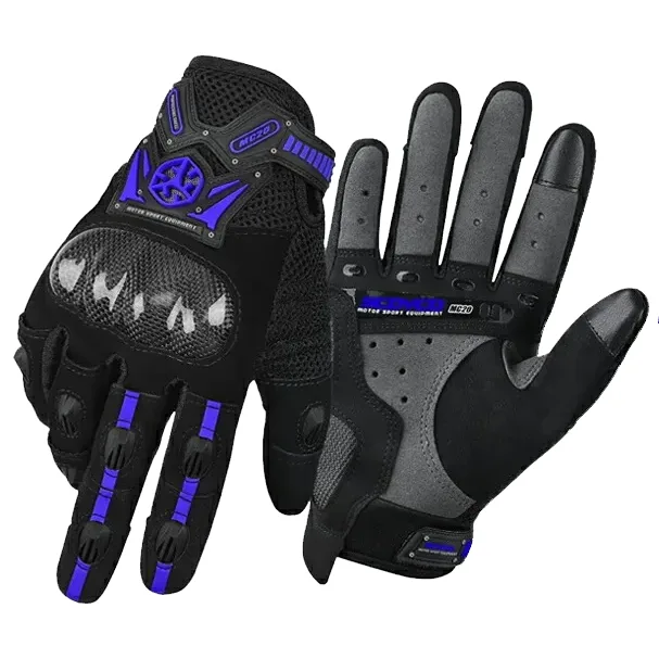 دستکش چهارفصل موتورسواری اسکایکو مدل MC20WP BLACK BLUE دستکش چهارفصل موتورسواری اسکایکو مدل MC20WP BLACK BLUE
