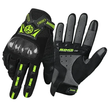 دستکش چهارفصل موتورسواری اسکایکو مدل MC20WP BLACK GREEN