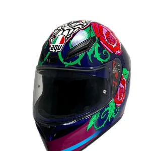 کلاه کاسکت فک ثابت AGV مدل K1 FLOWER RED