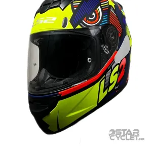 کلاه کاسکت فک ثابت LS2 مدل RAPiD ROOKIE green blue orange کلاه کاسکت فک ثابت LS2 مدل RAPiD ROOKIE green blue orange