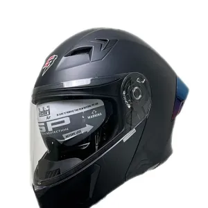 کلاه کاسکت فک متحرک steelbird مدل sba20 matt black