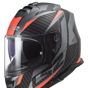 کلاه کاسکت فک ثابت LS2 مدل STORM BLACK-ORANGE کلاه کاسکت فک ثابت LS2 مدل STORM BLACK-ORANGE