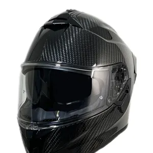 کلاه کاسکت فک ثابت RAPIDO مدل 101SV CARBON GLOSSY CARBON BLACK