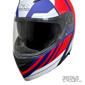 کلاه کاسکت فک متحرک RAPIDO مدل 950 MATT BLACK BLUE RED