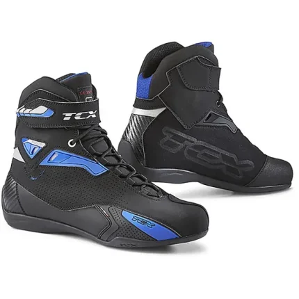 بوت موتورسواری TCX مدل RUSH BLACK BLUE