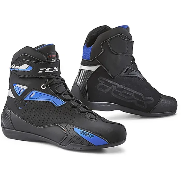 بوت موتورسواری TCX مدل RUSH BLACK BLUE بوت موتورسواری TCX مدل RUSH BLACK BLUE