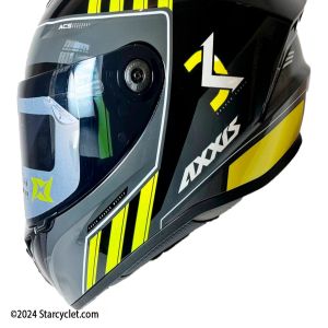 کلاه کاسکت فک ثابت AXXIS مدل SONAR-GREEN