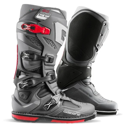 بوت کراسی موتورسواری GAERNE مدل SG22 GRAY BLACK RED