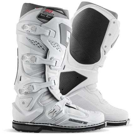 بوت کراسی موتورسواری GAERNE مدل SG22 WHITE GRAY