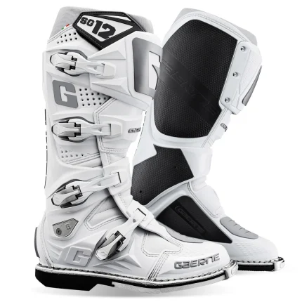 بوت کراسی موتورسواری GAERNE مدل SG12 WHITE GRAY