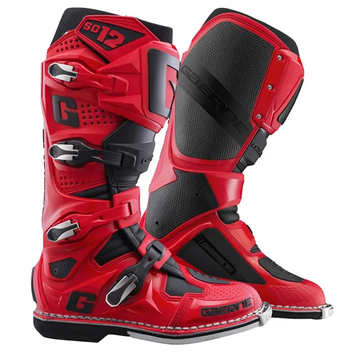 بوت کراسی موتورسواری GAERNE مدل SG12 RED BLACK بوت کراسی موتورسواری GAERNE مدل SG12 RED BLACK