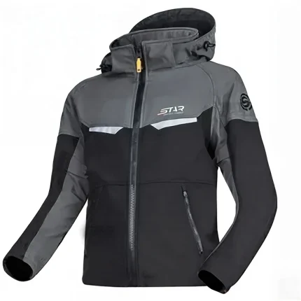 کاپشن زمستاتی موتور سواری STARFIELD مدل SKJ850 BLACK GRAY