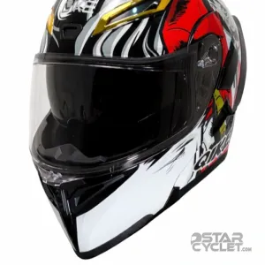 کلاه کاسکت فک متحرک Qike مدل MP01 RED JOKER