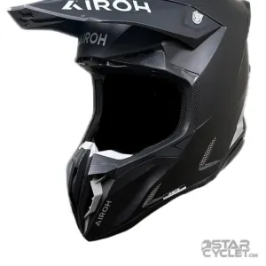 کلاه کاسکت کراسی AIROH مدل TWIST3 MATT BLACK