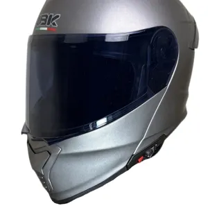 کلاه کاسکت فک متحرک iBK مدل 965B MATT GRAY کلاه کاسکت فک متحرک iBK مدل 965B MATT GRAY