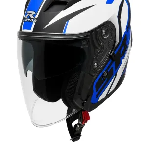 کلاه کاسکت بدون فک راپیدو مدل 878 SRT MATT BLUE