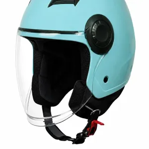 کلاه کاسکت بدون فک دینو مدل GLOSSY BLUE