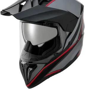 کلاه کاسکت ادونچری ردلاین مدل 5-760 MATT BLACK FLASH