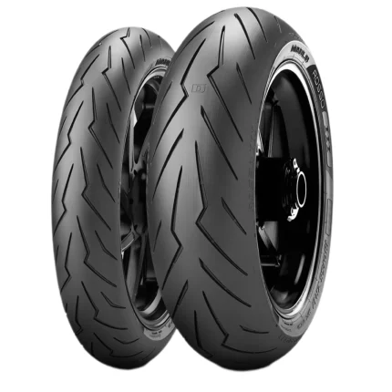 لاستیک جلو موتورسیکلت PiRELLi مدل DiABLO ROSSO 3سایز 120/70/17