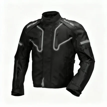 کاپشن چهارفصل موتورسواری استیت مدل تورس BLACK