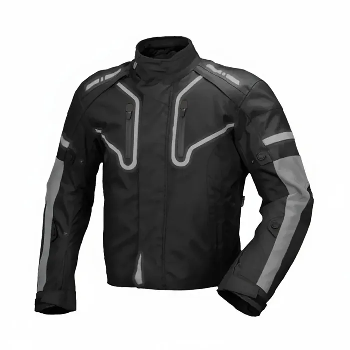 کاپشن چهارفصل موتورسواری STATE مدل تورس BLACK GRAY کاپشن چهارفصل موتورسواری STATE مدل تورس BLACK GRAY
