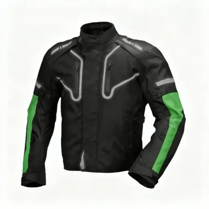 کاپشن چهارفصل موتورسواری استیت مدل تورس BLACK GREEN
