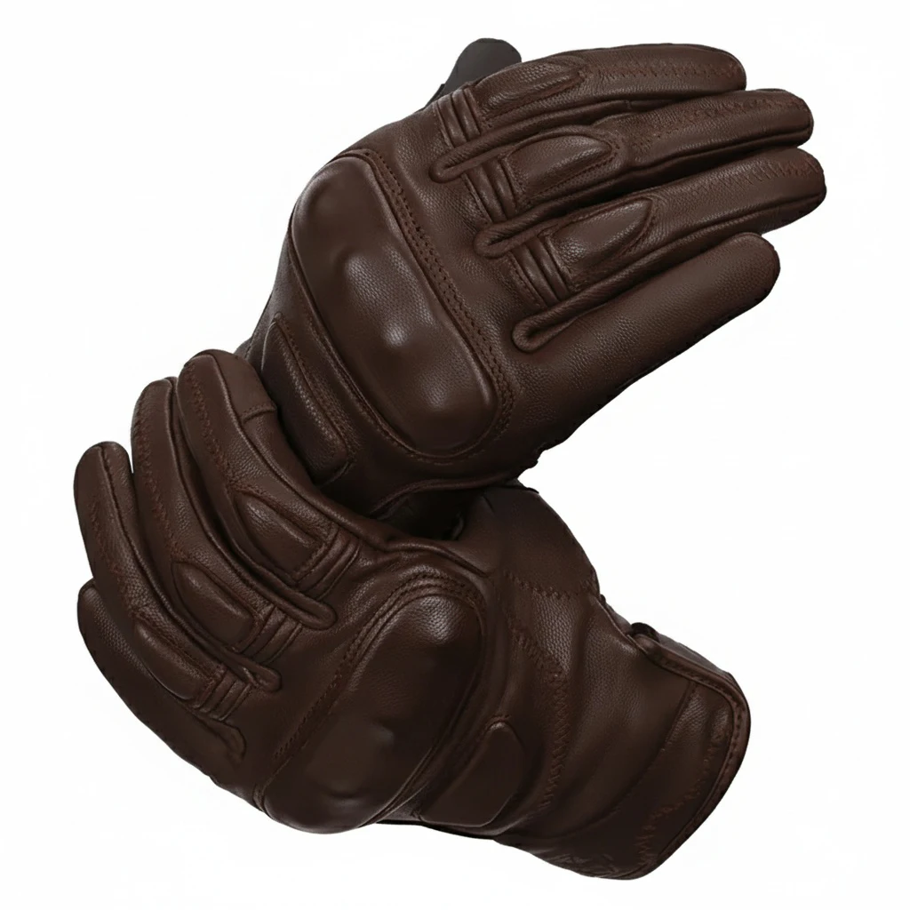 دستکش چرم موتورسواری SCOYCO مدل MC154 BROWN دستکش چرم موتورسواری SCOYCO مدل MC154 BROWN