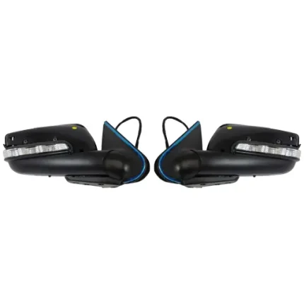 آينه بغل پژو پارس کروز تنظیم و تاشو برقی با موتور و راهنما و لنز بدون قاب (چپ و راست)