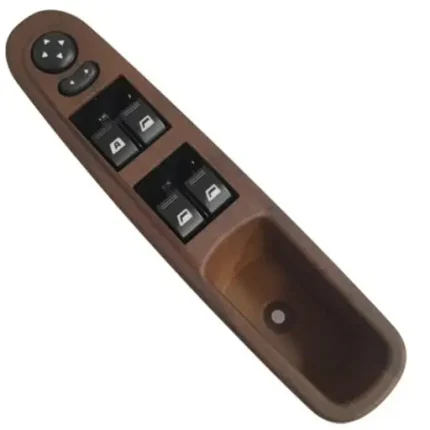 مجموعه صفحه کلید شیشه بالابر جلو پژو 405 slx ایساکو با کلید آینه (چپ) 941403902