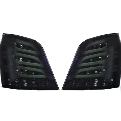 چراغ عقب اسپرت پراید 111 طرح s500 (چپ و راست) تمام دودی