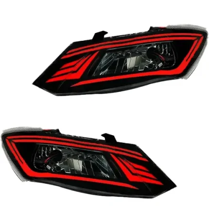 چراغ جلو اسپرت ساینا کروز مدل DODGE قرمز بدون موتور دو عددی