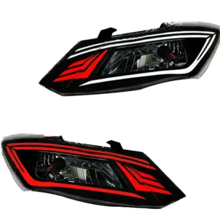 چراغ جلو اسپرت کوییک کروز مدل DODGE مولتی کالر (ریموت دار) بدون موتور دو عددی