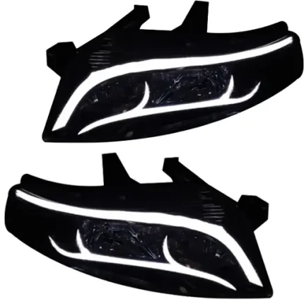 چراغ جلو اسپرت سمند سورن مدرن مدل Deer سفید دوحالته بدون موتور دو عددی