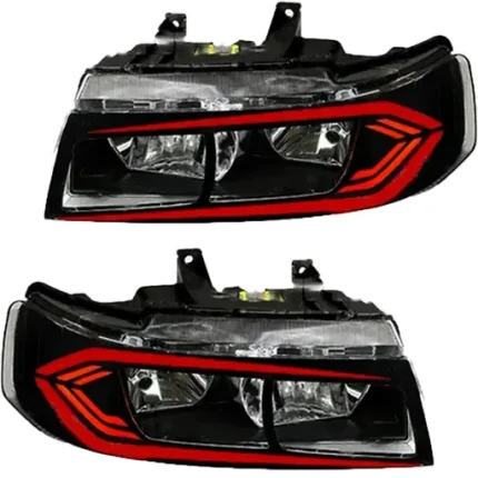 چراغ جلو اسپرت سمند LX کروز مدل Dodge بدون موتور دو عددی