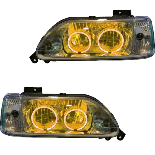 چراغ جلو اسپرت پراید 131 مدرن مدل Bmw-3D انبه ای داخل فابریک بدون موتور دو عددی چراغ جلو اسپرت پراید 131 مدرن مدل Bmw-3D انبه ای داخل فابریک بدون موتور دو عددی
