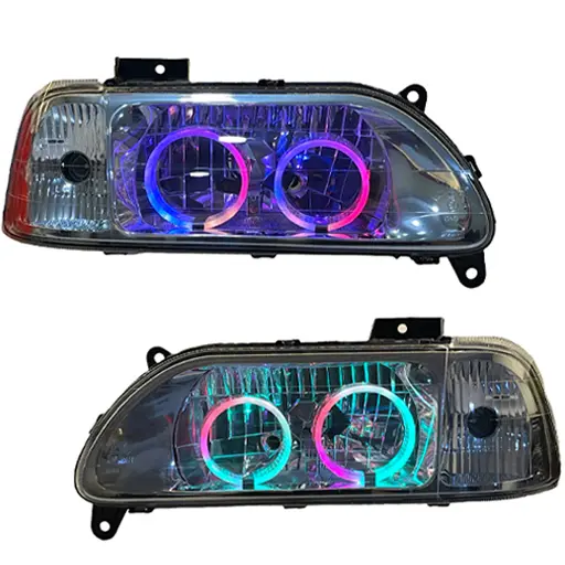 چراغ جلو اسپرت پراید 131 جمع ساز مدل Bmw-3D فول کالر (بلوتوثی) داخل فابریک بدون موتور دو عددی چراغ جلو اسپرت پراید 131 جمع ساز مدل Bmw-3D فول کالر (بلوتوثی) داخل فابریک بدون موتور دو عددی