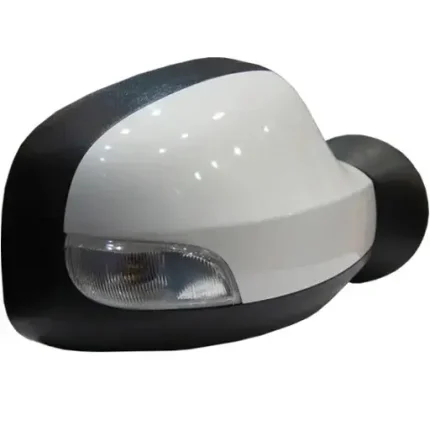 آینه بغل ساندرو npco برقی راهنما دار قاب سفید (چپ) کد 3889
