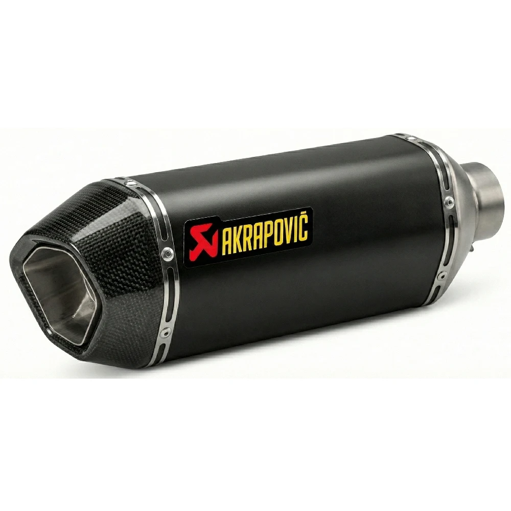 اگزوز تک لول اصلی AKRAPOVIC مدل MATT BLACK CARBON اگزوز تک لول اصلی AKRAPOVIC مدل MATT BLACK CARBON